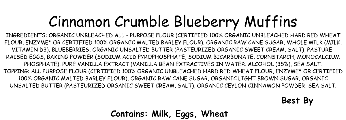 Cinnamon Crumb Blueberry Muffins (6)