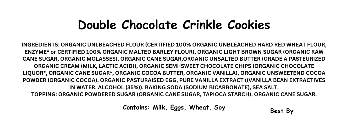 Double Chocolate Crinkle Cookies (6)