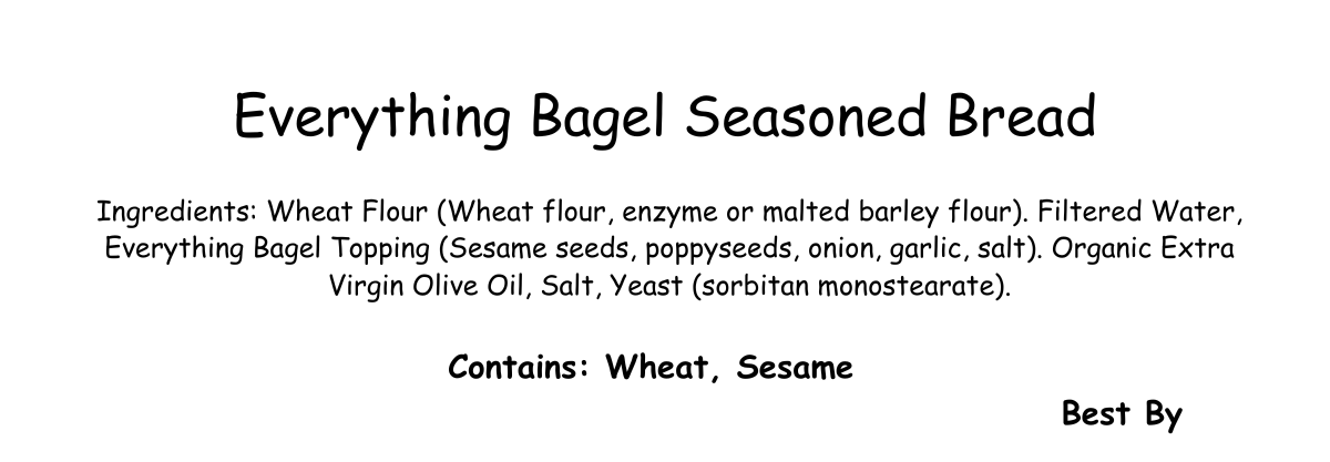 Everything Bagel Bread