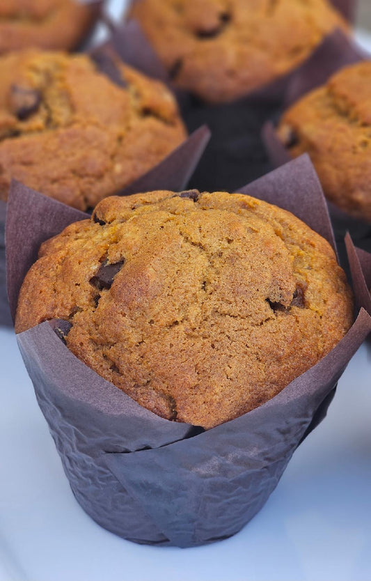 Pumpkin Chocolate Chip Muffins
