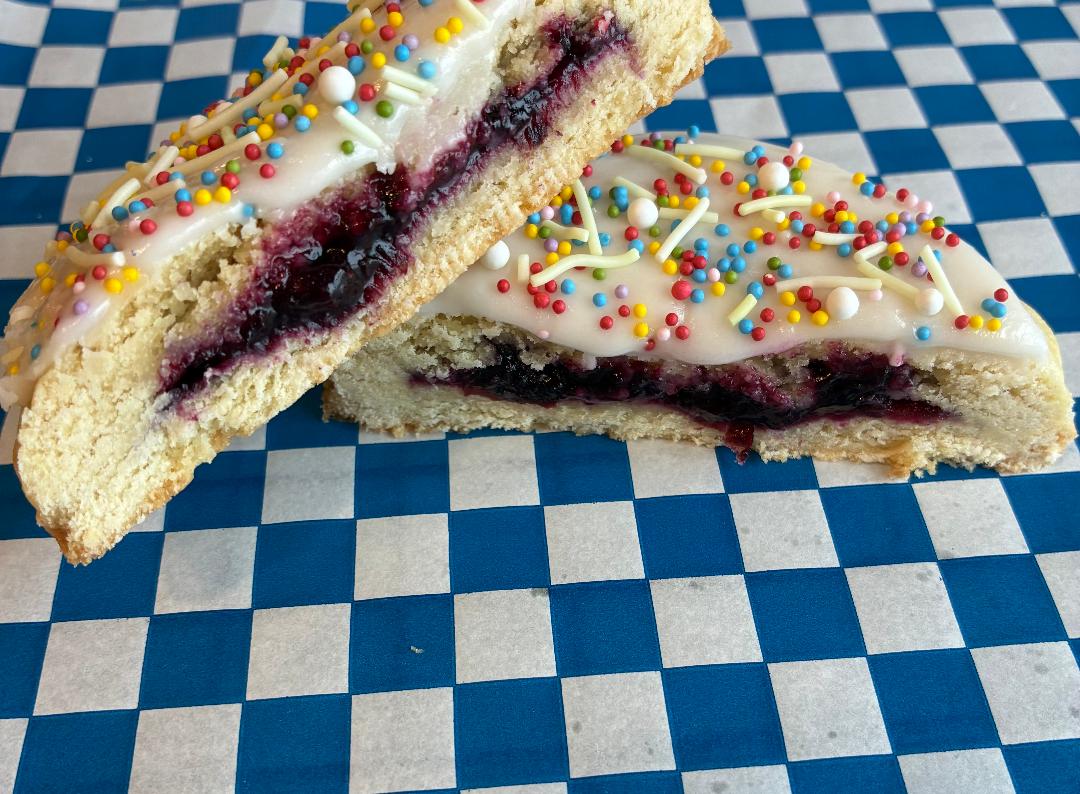 Blueberry Pop Tart Cookie