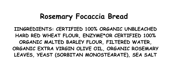 Rosemary Focaccia Bread