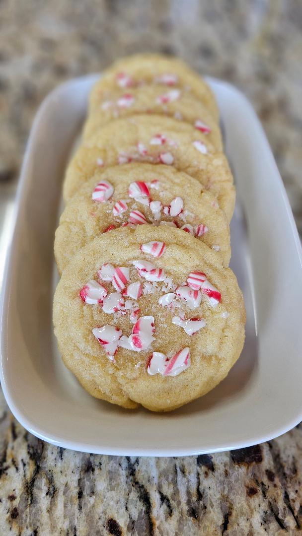Peppermint Sugar Cookies