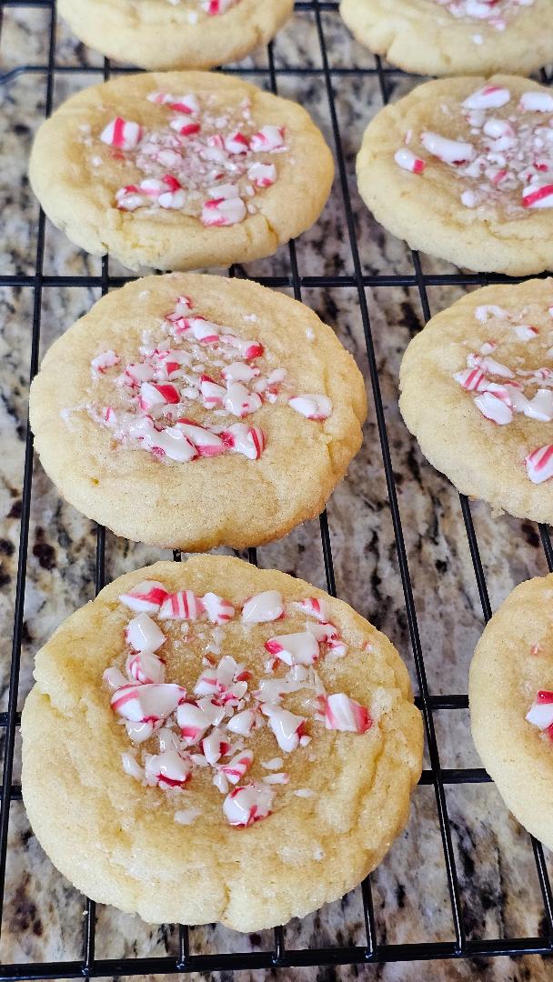 Peppermint Sugar Cookies