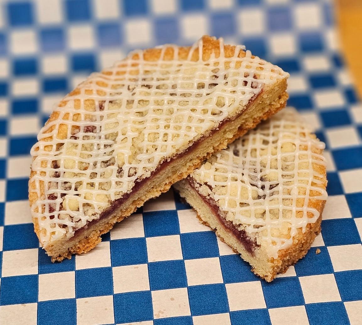 Raspberry Crumble Cookies